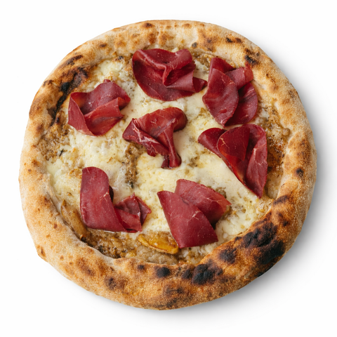 Italian beef bresaola and porcini mushroom sauce