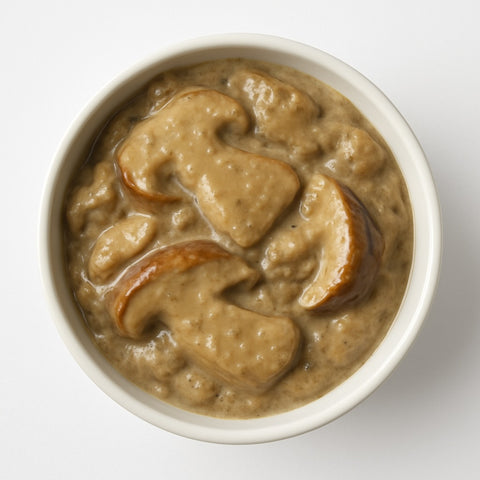 Creamy porcini mushrooms