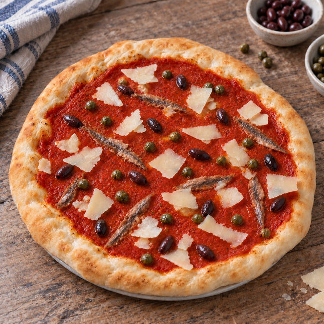 Anchovies, Olives and capers