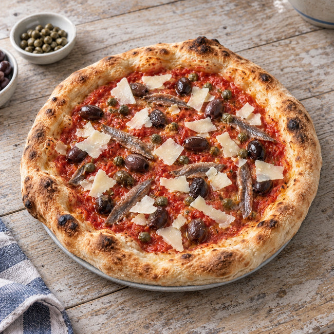 Anchovies, Olives and capers