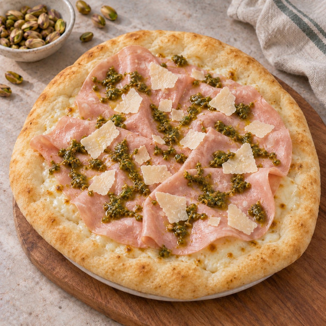 Mortadella and pistachio