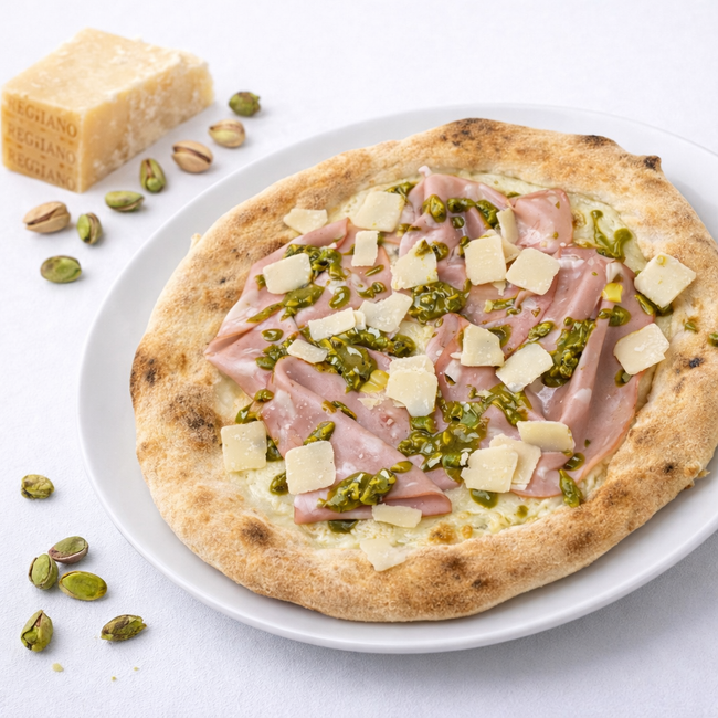 Mortadella and pistachio