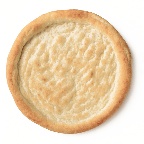 Artisan gluten free flour pizza base